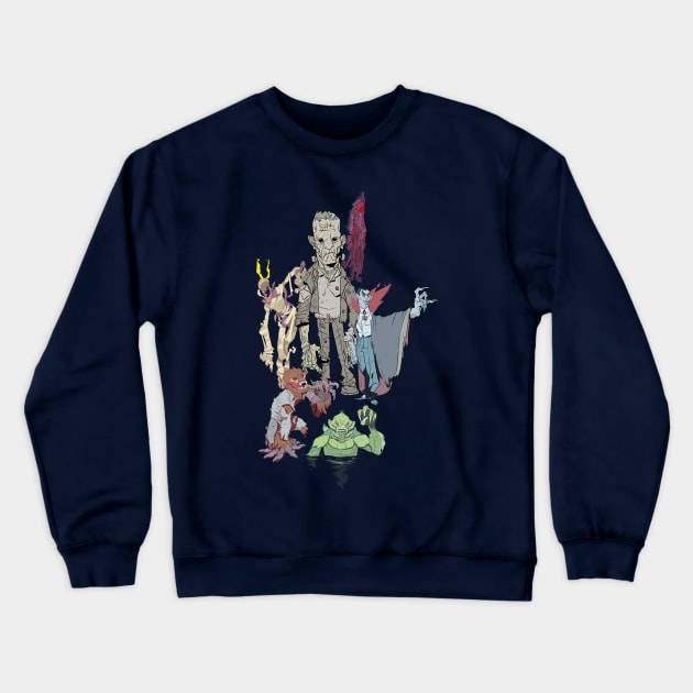 O.G. Monsters. Crewneck Sweatshirt by tinbott